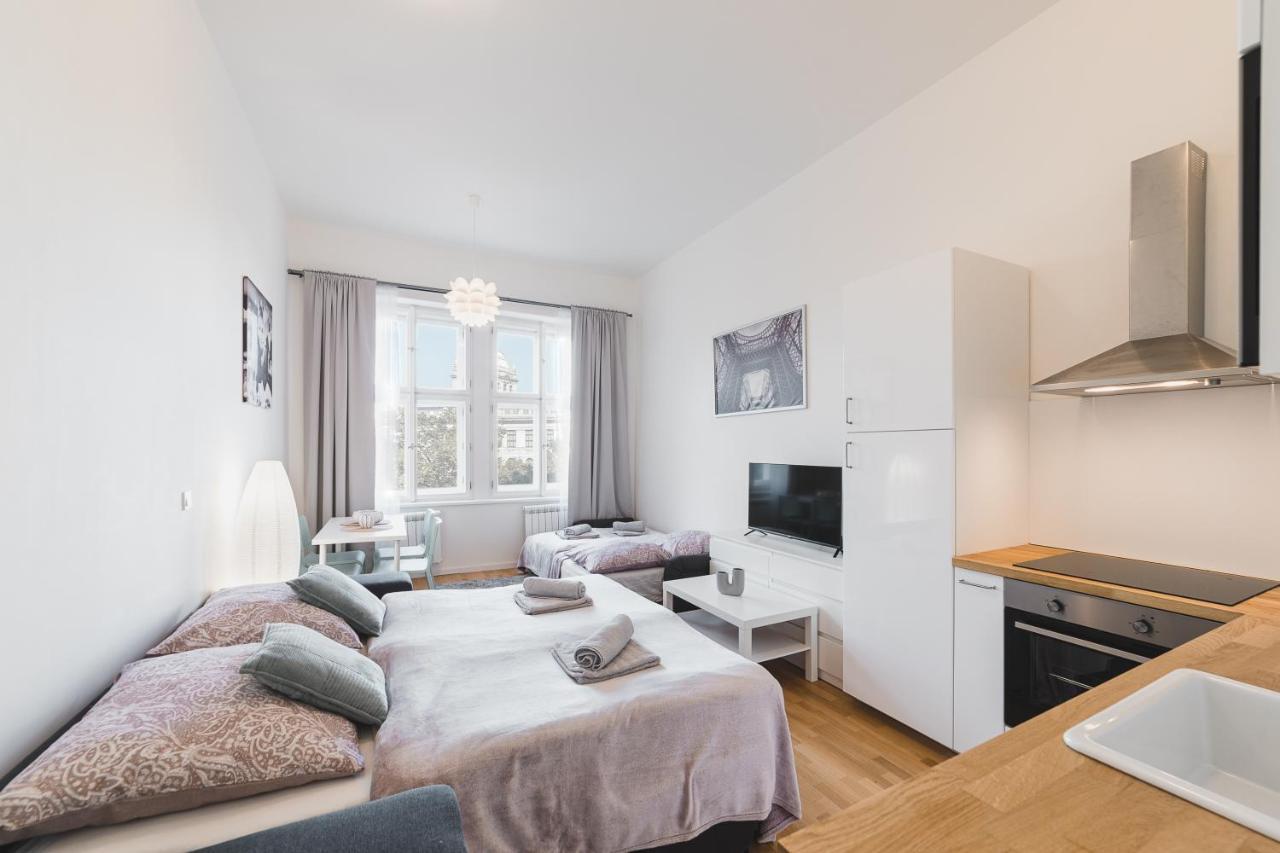 Bellevue Apartment Prag Exterior foto